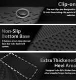 Car Mats for Hyundai Santa Fe Hybrid & Santa Fe Plug-in Hybrid (PHEV) 2021-2023 - Image 5