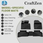 Car Mats for Hyundai Tucson Hybrid 2022-2026 (Not for PHEV or Gasoline Models) - Image 7